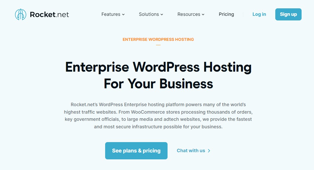 Rocket.net WordPress-Hosting