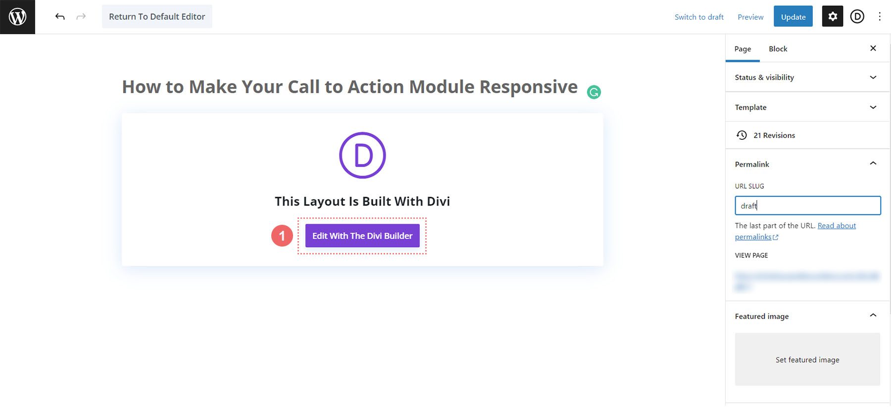 使用 Divi Builder 進行編輯