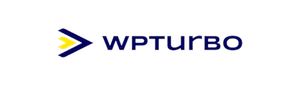 Arka planı olmayan WPTurbo logosu.