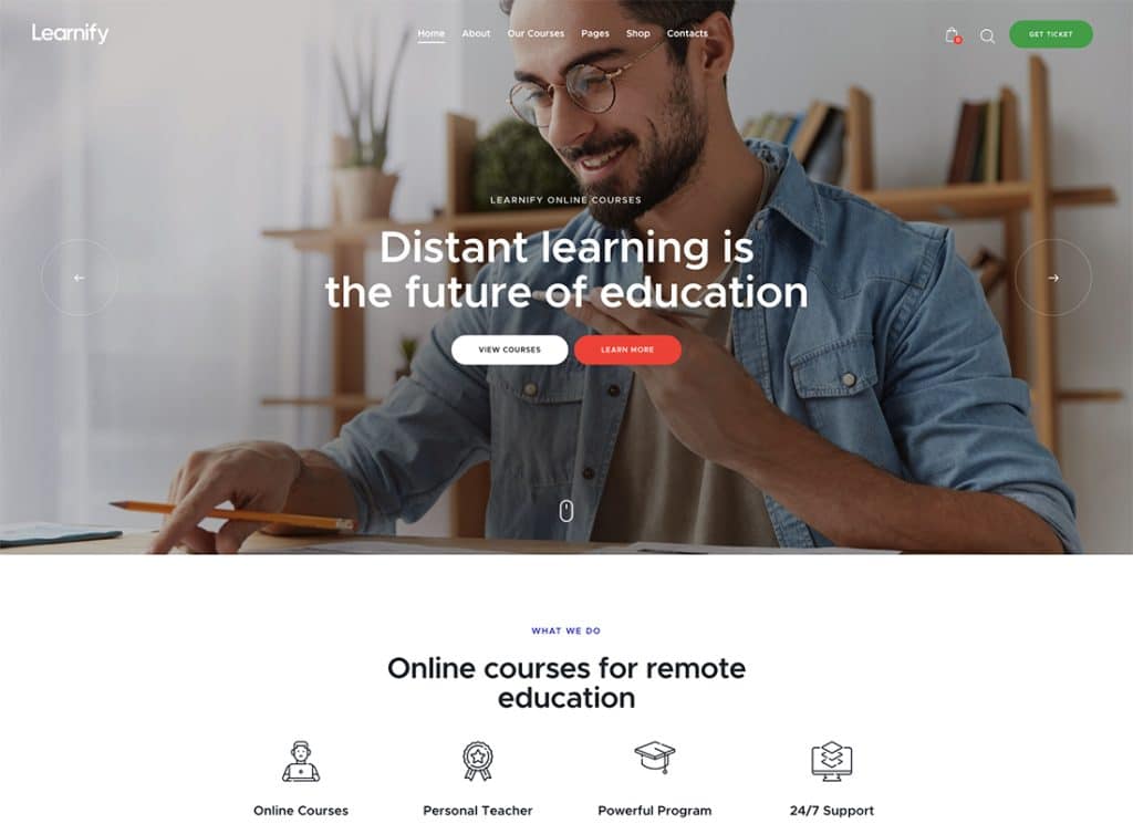 Learnify - 線上教育課程 WordPress 主題