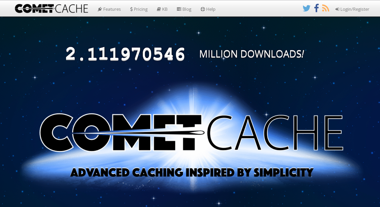 Com mais de dois milhões de instalações, o Comet Cache adiciona velocidade, simplicidade e confiabilidade a um site.