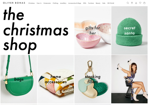 Oliver Bonas – Magento-Website