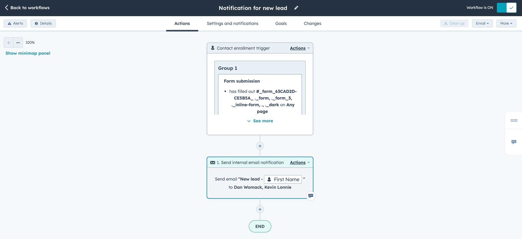 HubSpot 工作流程