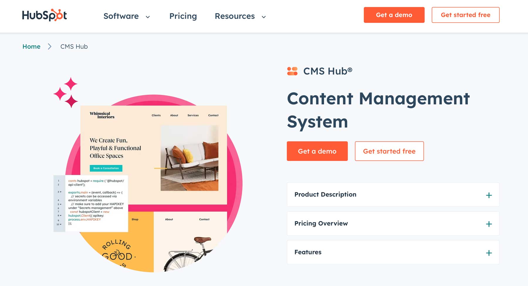 HubSpot 審查 CMS