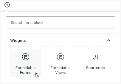 Utilice el editor de bloques para agregar un cuestionario a una página o publicación de WordPress.