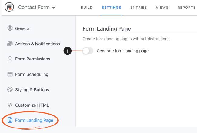 Cum să creați o pagină de destinație a testului în WordPress cu Formulare formidabile