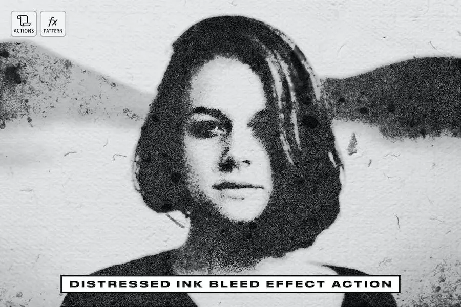 Aktion „Distressed Ink Bleed Effect“ –