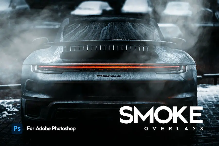 Smoke - ภาพซ้อนทับที่สมจริงเป็นพิเศษสำหรับ Photoshop -