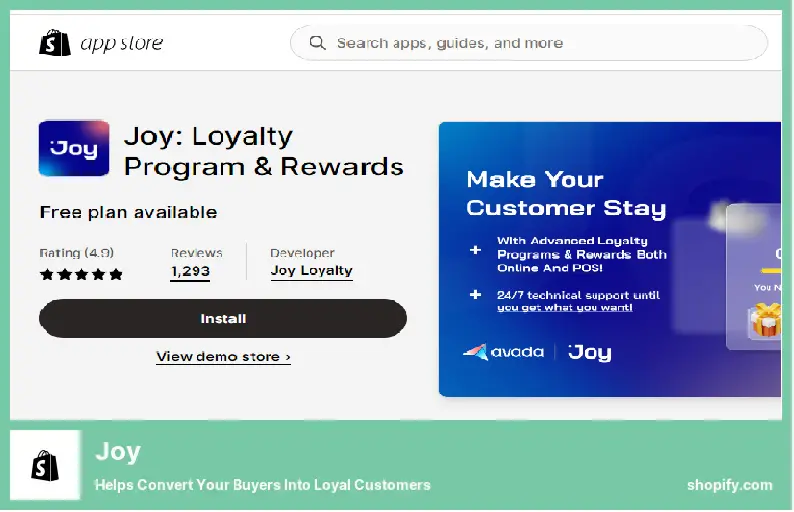 Joy - Ajută la convertirea cumpărătorilor dvs. în clienți loiali