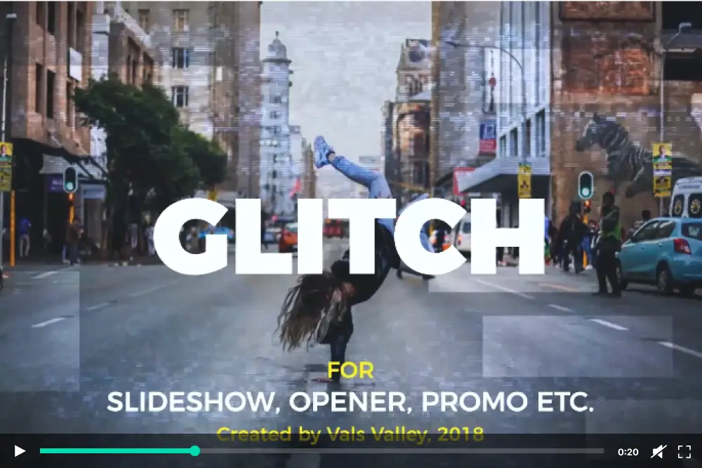 Glitch sporco e stile VHS -