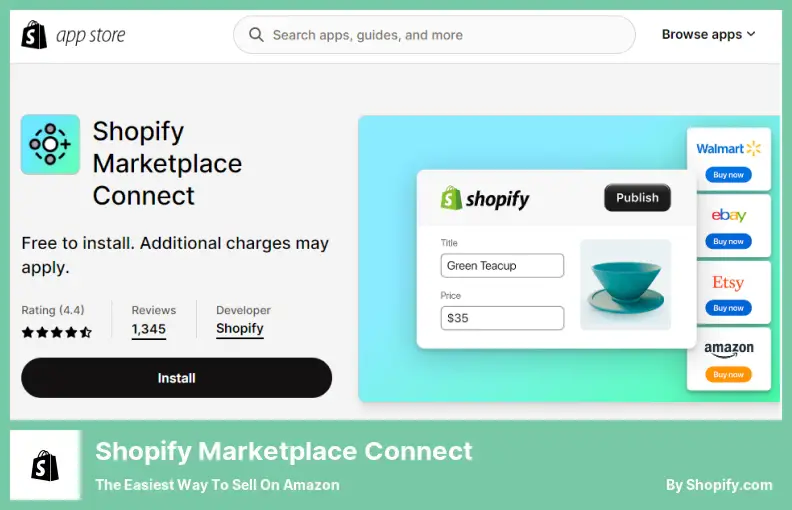 Shopify Marketplace Connect - Cel mai simplu mod de a vinde pe Amazon