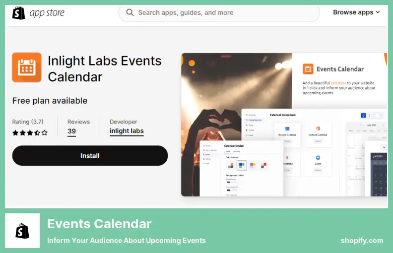 Calendario degli eventi: informa il tuo pubblico sui prossimi eventi