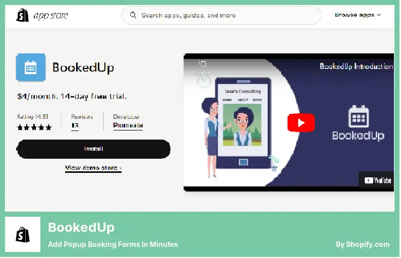 BookedUp: aggiungi moduli di prenotazione popup in pochi minuti