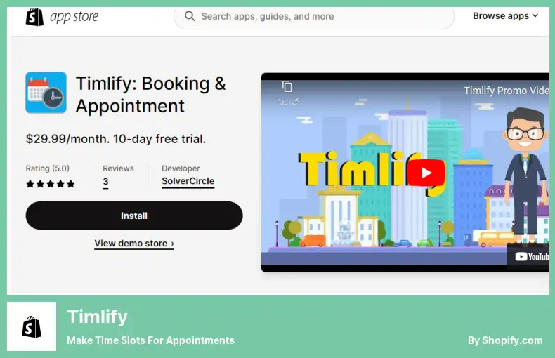 Timlify - Marque horários para compromissos