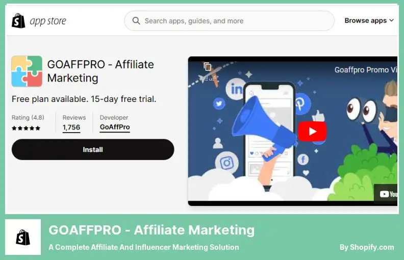 GOAFFPRO – Marketing afiliacyjny – kompletne rozwiązanie w zakresie marketingu afiliacyjnego i influencerskiego