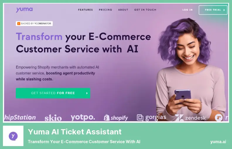 Yuma AI Ticket Assistant - Transforme seu atendimento ao cliente de comércio eletrônico com IA