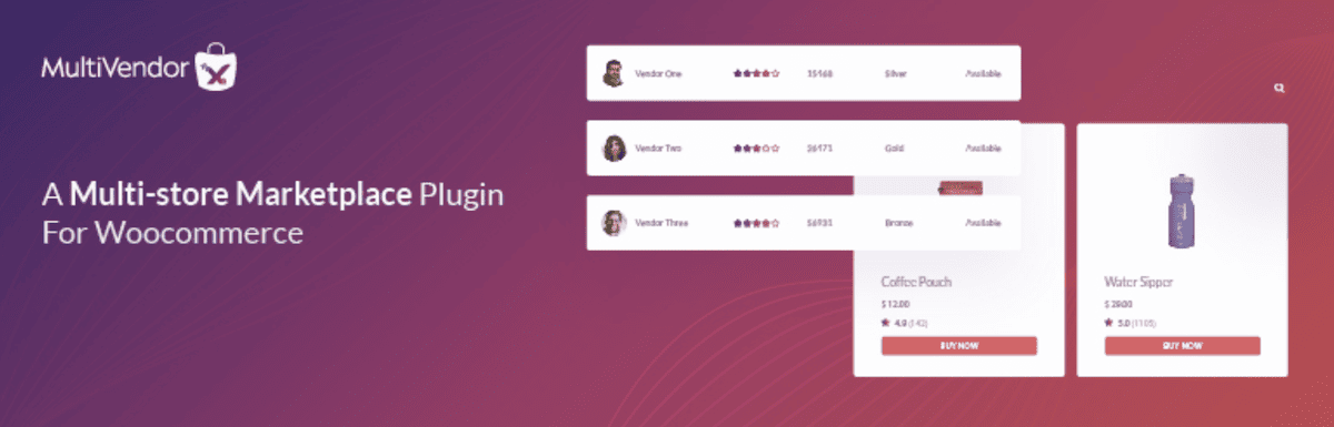 WordPress.org'dan MultiVendorX başlığı.