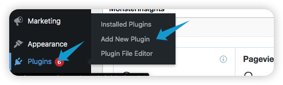 Adicionar nova página de plug-ins