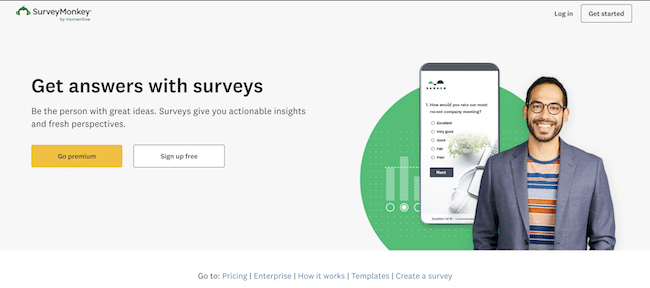 SurveyMonkey, популярная альтернатива Google Surveys