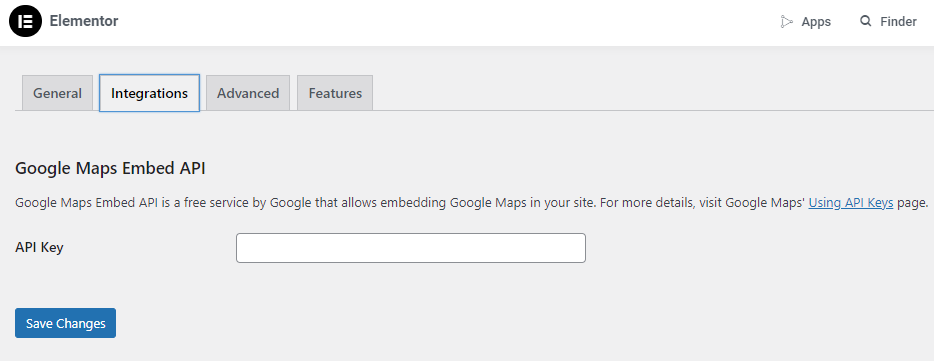 API do Google Maps