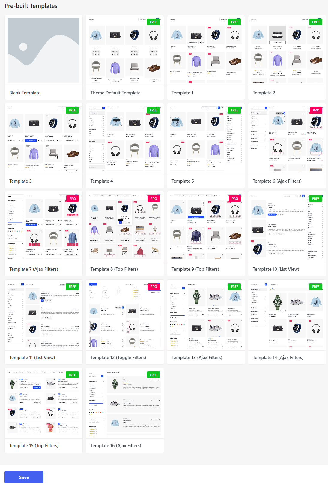 เทมเพลตทั้งหมด - แก้ไขหน้าผลิตภัณฑ์ WooCommerce