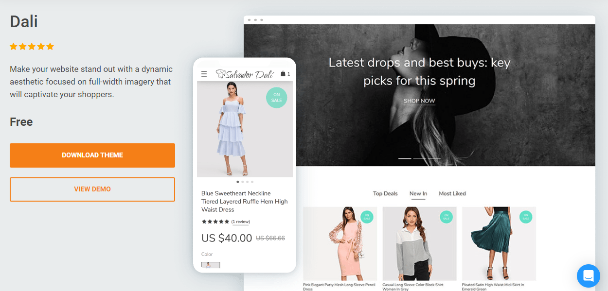 Deli – thèmes WordPress pour le dropshipping