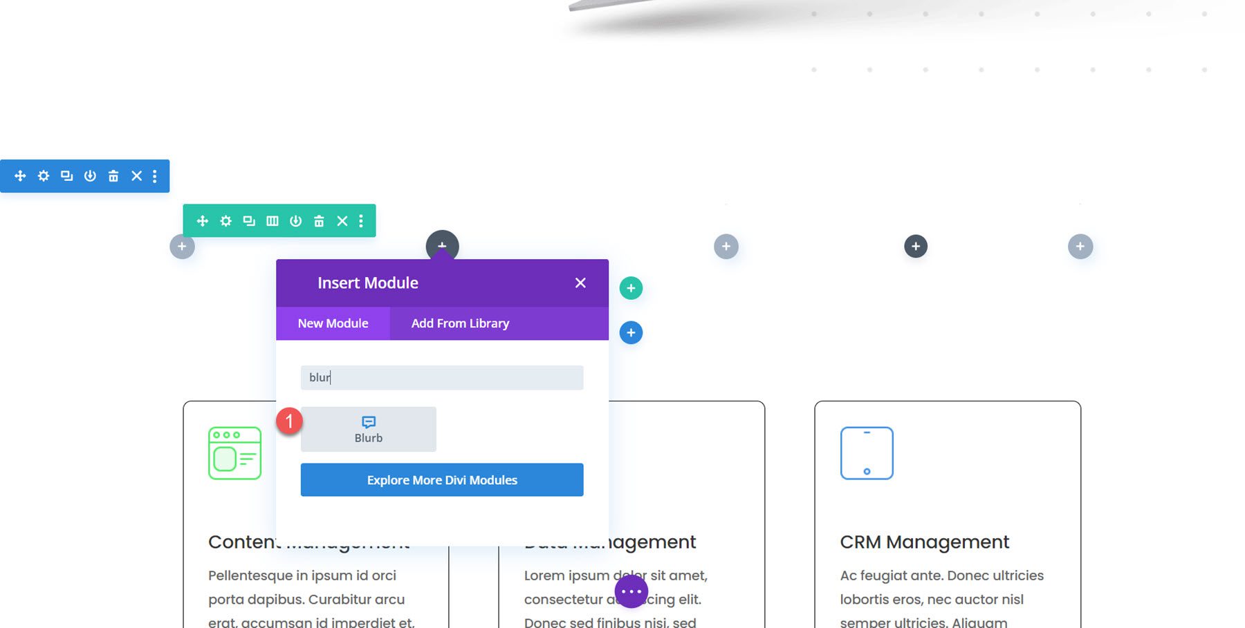 Jak utworzyć pływające moduły Blurb za pomocą modułu Divi Insert Blurb