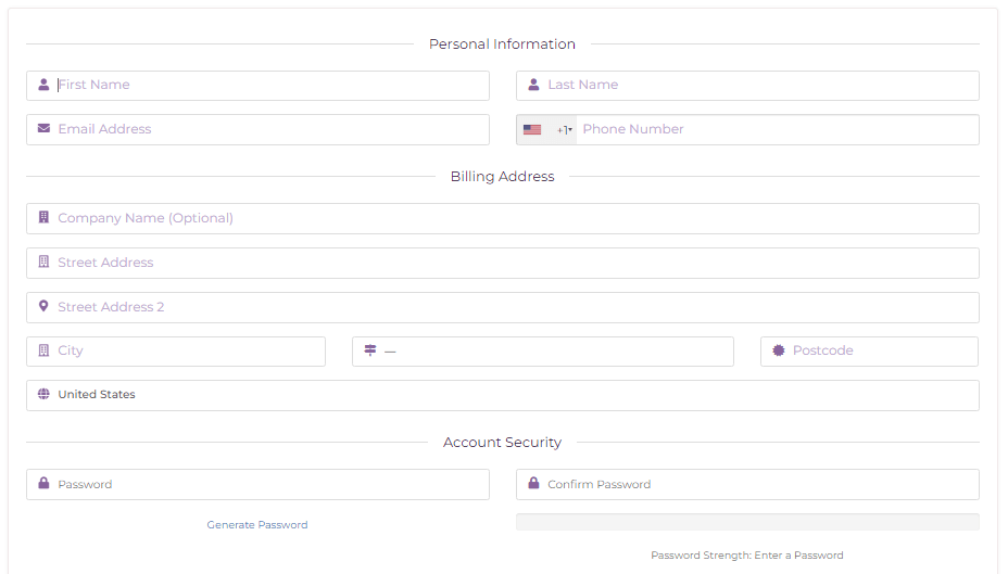 llenar datos personales