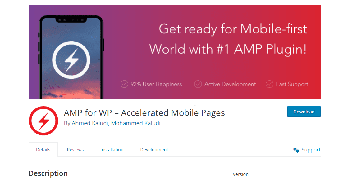 AMP for WP — плагин ускоренных мобильных страниц