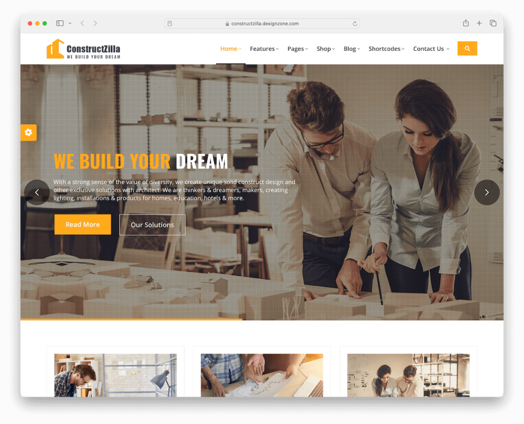 Constructionzilla Handyman 웹 사이트 템플릿