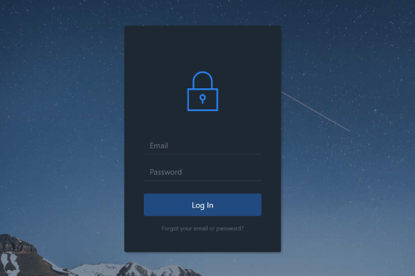 Login Form Dark Snippet Epic Bootstrap