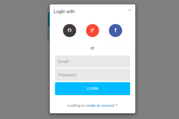 Login Register Modal by Creative Tim