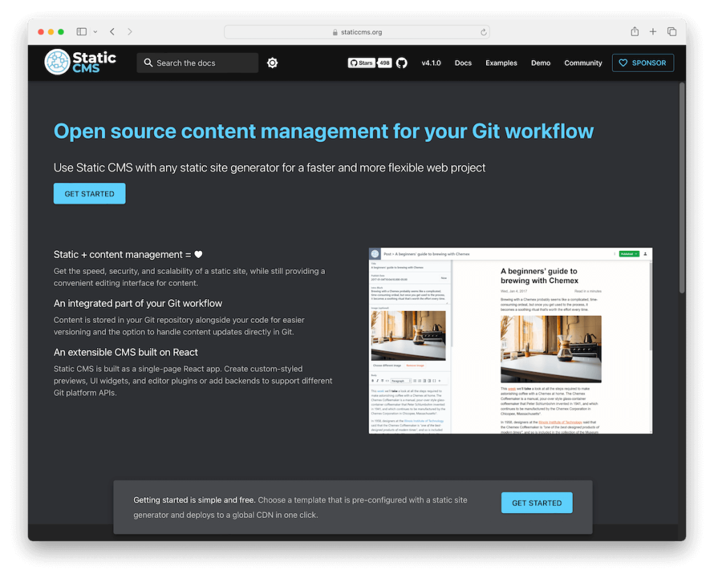 statik cms