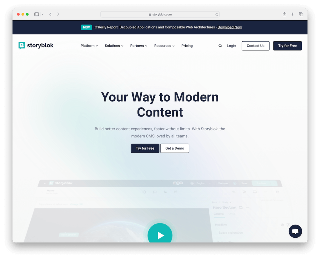 Storyblok CMS для приложений