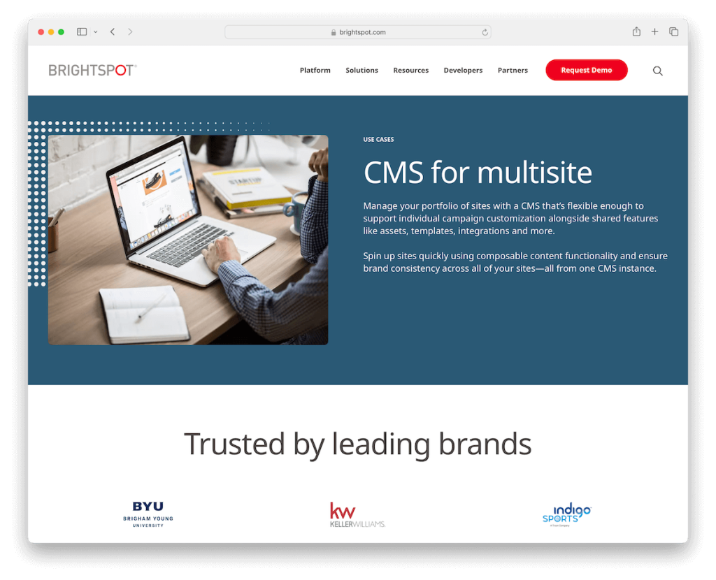 Brightspot wielostanowiskowy cms