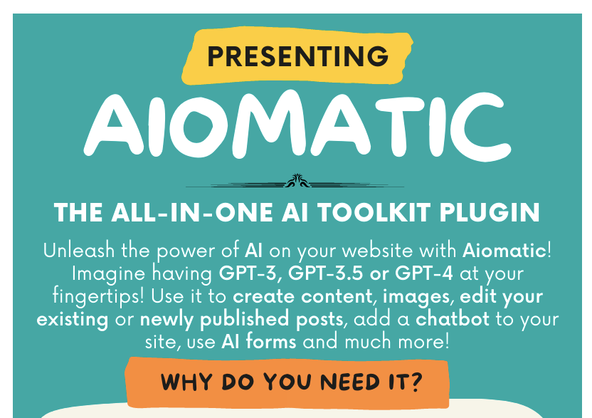 aiomatic-chatgpt-wordpress-プラグイン