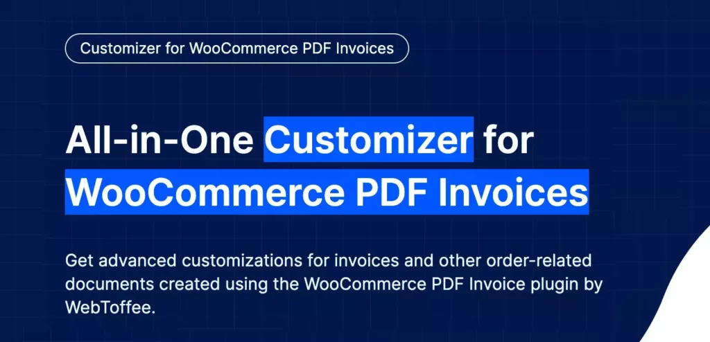 Personalizador para faturas em PDF WooCommerce por webtoffee