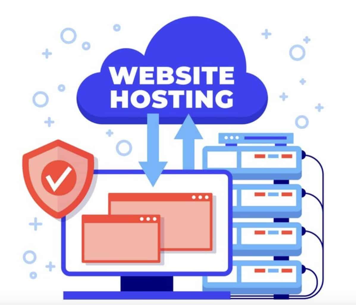 illustrazione di hosting