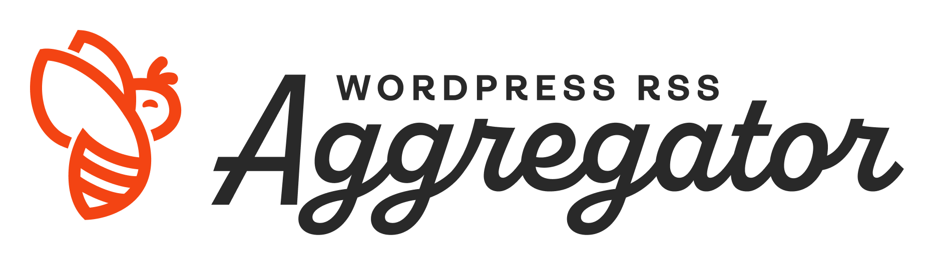 Logotipo del agregador RSS de WordPress