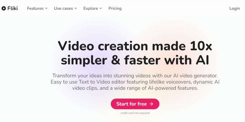 Fliki AI Video Generator Turn Ideas into Videos