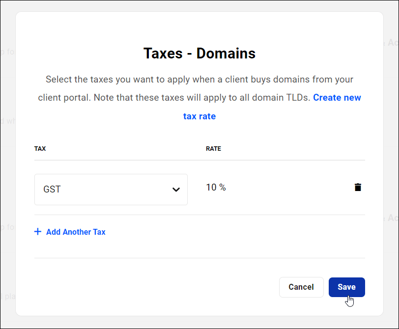 Taxa pentru distribuitori de domeniu