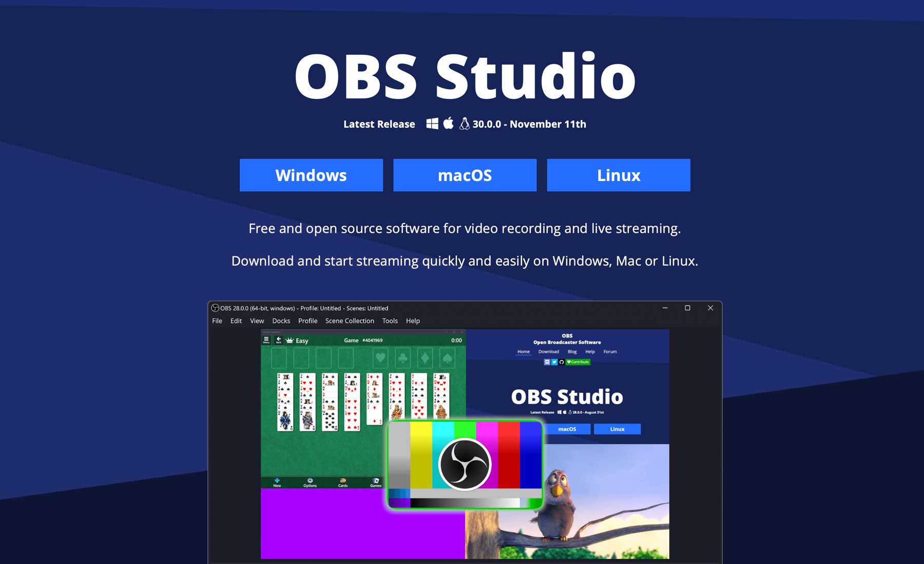 OBS Studio 螢幕錄製軟體