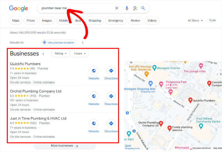 rich results local seo