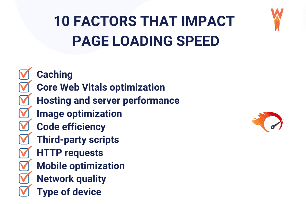 Sayfa yükleme hızını etkileyen 10 faktör - Kaynak: WP Rocket