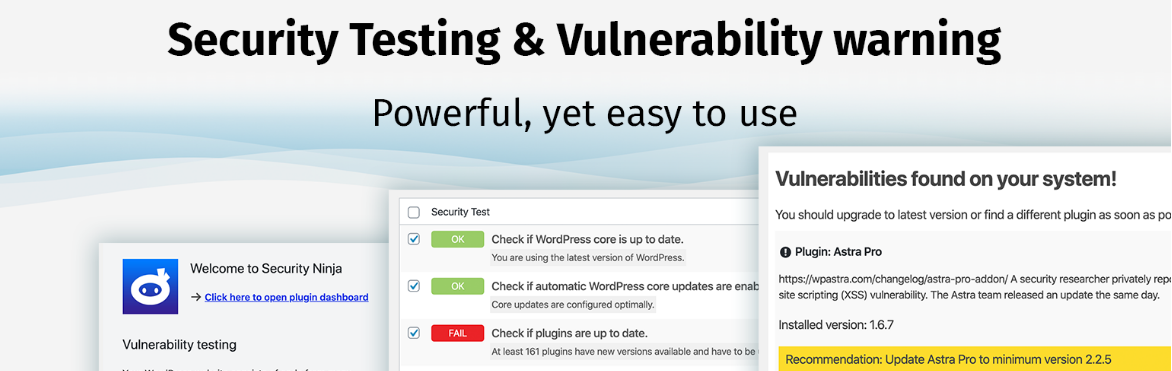 Security Ninja นำเสนอคุณสมบัติความปลอดภัยมากมายสำหรับเว็บไซต์ WordPress