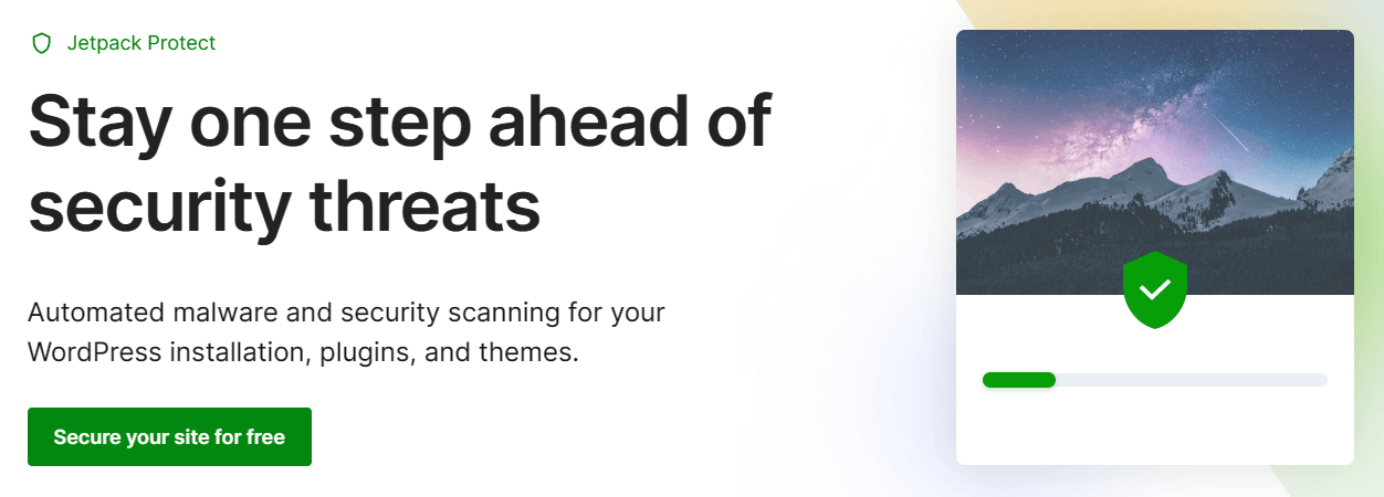 Jetpack Protect è un plugin gratuito del team Jetpack.