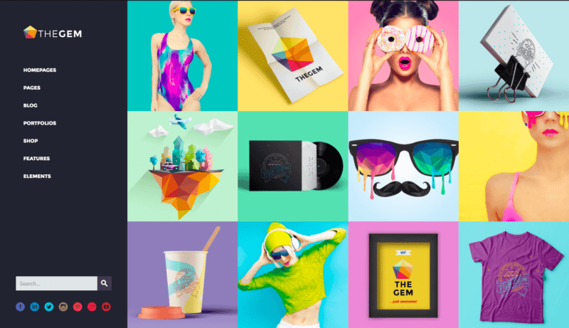 Das Gem-Portfolio-WordPress-Theme