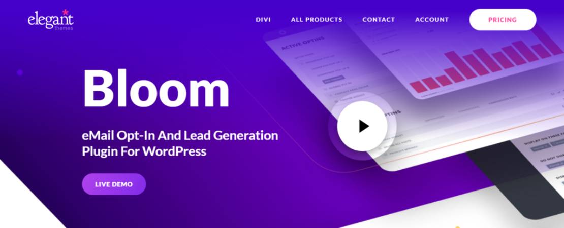 Plug-in de pop-up WordPress pago Bloom