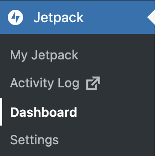 Vai nella dashboard del sito WordPress, vai a plug -in, aggiungi nuovo, cerca "jetpack" e fai clic su Installa e attiva.