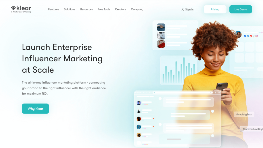 Klear – Kostenloses Influencer-Marketing-Tool